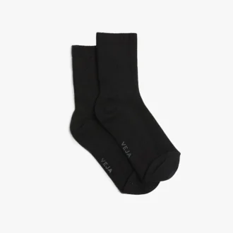 Șosete de zi cu zi din bumbac Jet Black