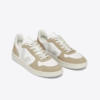 Piele V-10 alb natural Sahara