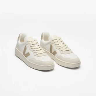 V-90 Piele Alb Taupe